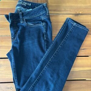 American Eagle Outfitters Women's Navy Skinny Jeans